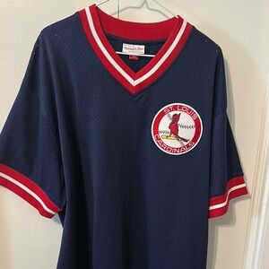 St. Louis Cardinals Navy and Red Jersey